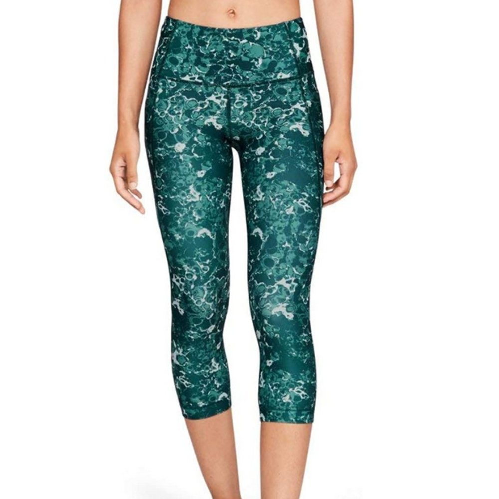 Under Armour HeatGear Armour Print Capri Leggings